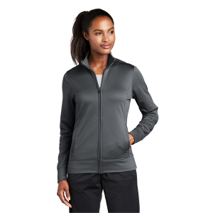 Sport-Tek Ladies Sport-Wick Fleece Full-Zip Jacket.