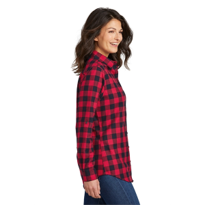 Port Authority Women's Plaid Flannel Tunic .