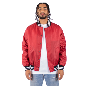 Shaka Wear Men's Varsity Bomber Jacket