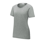 Sport-Tek Women's PosiCharge Tri-Blend Wicking Scoop Neck...