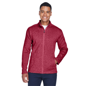 Devon & Jones Men's Bristol Full-Zip Sweater Fleece Jacket